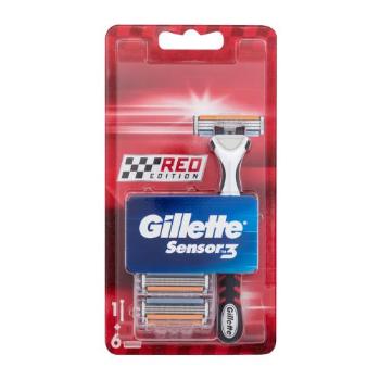 Gillette Sensor3 Red Edition 1 szt maszynka do golenia dla mężczyzn Uszkodzone pudełko