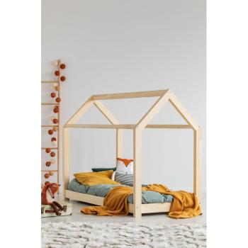 Łóżko dziecięce w kształcie domku z drewna sosnowego 80x200 cm Mila M – Adeko