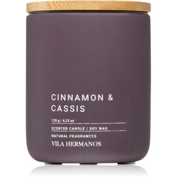 Vila Hermanos Concrete Cinnamon & Cassis świeczka zapachowa 120 g