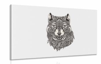 Obraz samotny wilk - 60x40