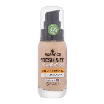 Essence Fresh & Fit 30 ml podkład dla kobiet 10 Fresh Ivory