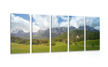 5-częściowy obraz malownicza Austria - 100x50