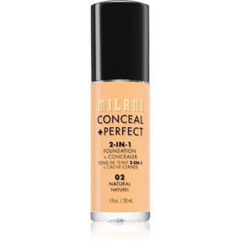 Milani Conceal + Perfect 2-in-1 Foundation And Concealer make up 02 Natural 30 ml