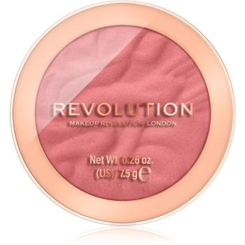 Makeup Revolution Reloaded pudrowy róż dla długotrwałego efektu odcień Rose Kiss 7.5 g