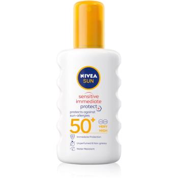 Nivea Sun Protect & Sensitive spray ochronny do opalania SPF 50+ 200 ml