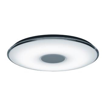 Biała okrągła lampa sufitowa LED sterowana zdalnie Trio Tokyo, średnica 60 cm