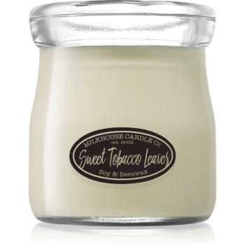 Milkhouse Candle Co. Creamery Sweet Tobacco Leaves świeczka zapachowa Cream Jar 142 g