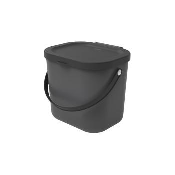 Czarny pojemnik na odpadki organiczne 6 L Albula – Rotho