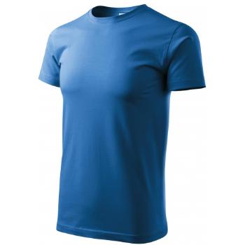 Prosta koszulka męska, jasny niebieski, XL