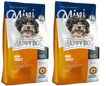 HAPPY DOG Fit &amp; Well Adult Mini 16 kg (2 x 8 kg) sucha karma dla dorosłych psów ras małych