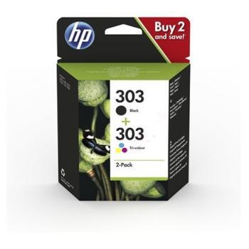 HP originální ink sada 3YM92AE#301, HP 303, CMYK, blistr, 165CMY/200Kstr., HP HP ENVY Photo 6200 All-in-One Printer series