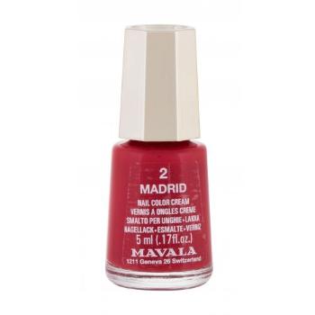 MAVALA Mini Color Cream 5 ml lakier do paznokci dla kobiet 2 Madrid