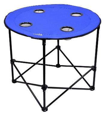 Składany stół kempingowy SPLIT niebieski