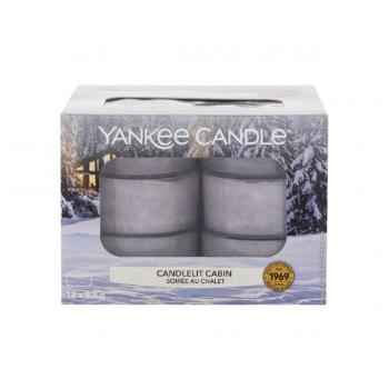 Yankee Candle Candlelit Cabin 117,6 g świeczka zapachowa unisex Uszkodzone pudełko