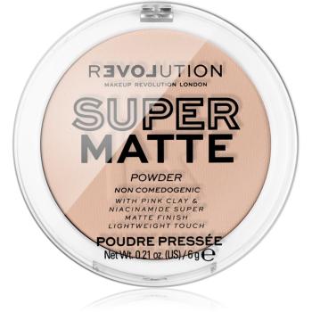 Revolution Relove Super Matte Powder puder matujący odcień Vanilla 6 g