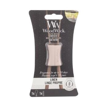 WoodWick Linen Auto Reeds Starter Kit 1 szt zapach samochodowy unisex