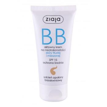 Ziaja BB Cream Oily and Mixed Skin SPF15 50 ml krem bb dla kobiet Dark