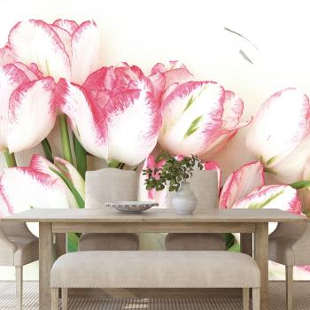 Samoprzylepna fototapeta wiosenne tulipany - 225x150