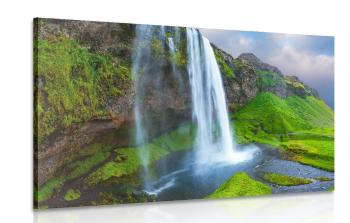 Obraz wodospad w Islandii - 90x60