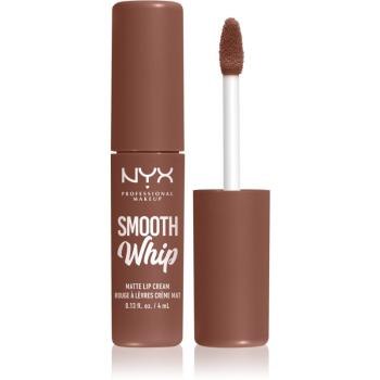 NYX Professional Makeup Smooth Whip Matte Lip Cream jedwabista pomadka o działaniu wygładzającym odcień 24 Memory Foam 4 ml
