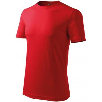 Klasyczna koszulka męska, czerwony, L
