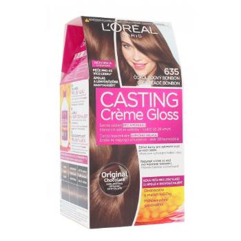 L'Oréal Paris Casting Creme Gloss 48 ml farba do włosów dla kobiet 635 Chocolate Bonbon