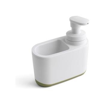 Biało-zielony dozownik do mydła Addis