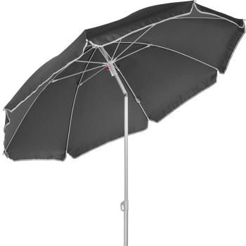 STILISTA Parasol plażowy, 160 cm, szary