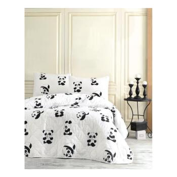 Zestaw narzuty na łóżko i 2 poszewek na poduszki Mijolnir Panda,, 200x220 cm