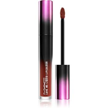 MAC Cosmetics Love Me Liquid Lipcolour kremowa szminka o satynowym wykończeniu odcień Batted Breath 3,1 ml