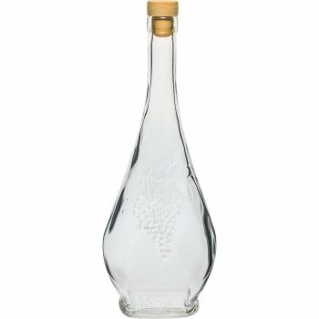 Butelka szklana z korkiem Luigi, 0,5 l