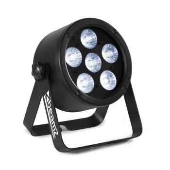 Beamz Professional BAC300 ProPar, reflektor LED, 6 x 8 W LED 4 w 1 RGBW, ściemniacz, pilot zdalnego sterowania