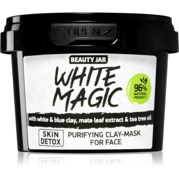 Beauty Jar White Magic oczyszczająca maseczka do twarzy o działaniu nawilżającym 140 g