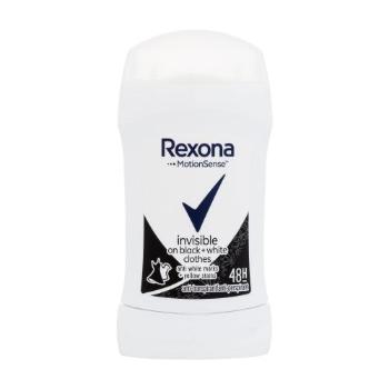 Rexona MotionSense Invisible Black + White 48h 40 ml antyperspirant dla kobiet