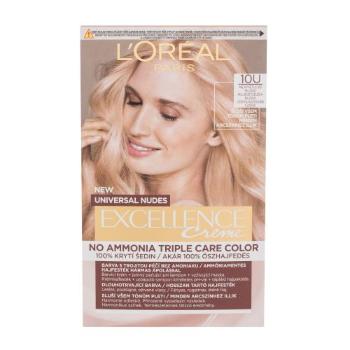 L'Oréal Paris Excellence Creme Triple Protection No Ammonia 48 ml farba do włosów dla kobiet Uszkodzone pudełko 10U Lightest Blond