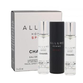 Chanel Allure Homme Sport 3x20 ml woda toaletowa dla mężczyzn