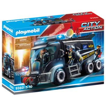 PLAYMOBIL® City Life Ciężarówka SEK z światłem i dźwiękiem 9360