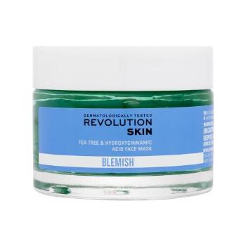 Revolution Skincare Blemish Tea Tree & Hydroxycinnamic Acid Face Mask 50 ml serum do twarzy dla kobiet Uszkodzone pudełko