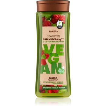 Joanna Vegan Raspberry Vinegar szampon do nabłyszczania i zmiękczania włosów 300 ml