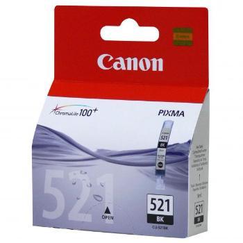 Canon originální ink CLI521BK, black, 665str., 9ml, 2933B001, Canon iP3600, iP4600, MP620, MP630, MP980