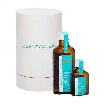 Moroccanoil Treatment Light zestaw Olejek do włosów 100 ml + Olejek do włosów 25 ml dla kobiet Uszkodzone pudełko