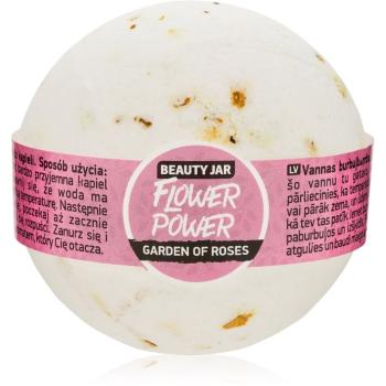Beauty Jar Flower Power musująca kula do kąpieli z różanym aromatem 150 g