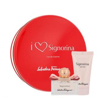 Salvatore Ferragamo Signorina zestaw Edp 30ml + 50ml Balsam dla kobiet