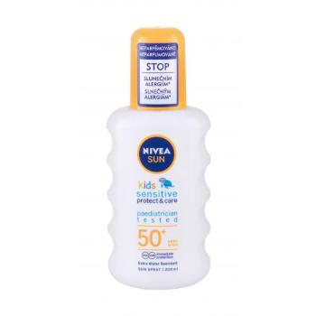 Nivea Sun Kids Protect & Sensitive Sun Spray SPF50+ 200 ml preparat do opalania ciała dla dzieci