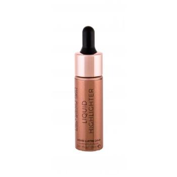 Makeup Revolution London Liquid Highlighter 18 ml rozświetlacz dla kobiet Lustre Gold