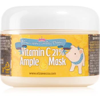 Elizavecca Milky Piggy Vitamin C 21% Ample Mask maseczka nawilżająca i rozświetlająca do cery zmęczonej 100 g