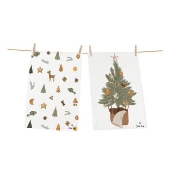 Świąteczne bawełniane ścierki zestaw 2 szt. 70x50 cm Ready for Christmas – Butter Kings