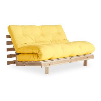Sofa rozkładana Karup Design Roots Raw/Yellow