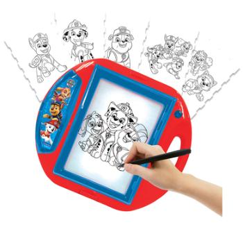 LEXIBOOK Projektor rysunków Paw Patrol z długopisem i pieczątkami