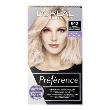 L'Oréal Paris Préférence Cool Blondes 60 ml farba do włosów dla kobiet 9,12 Siberia